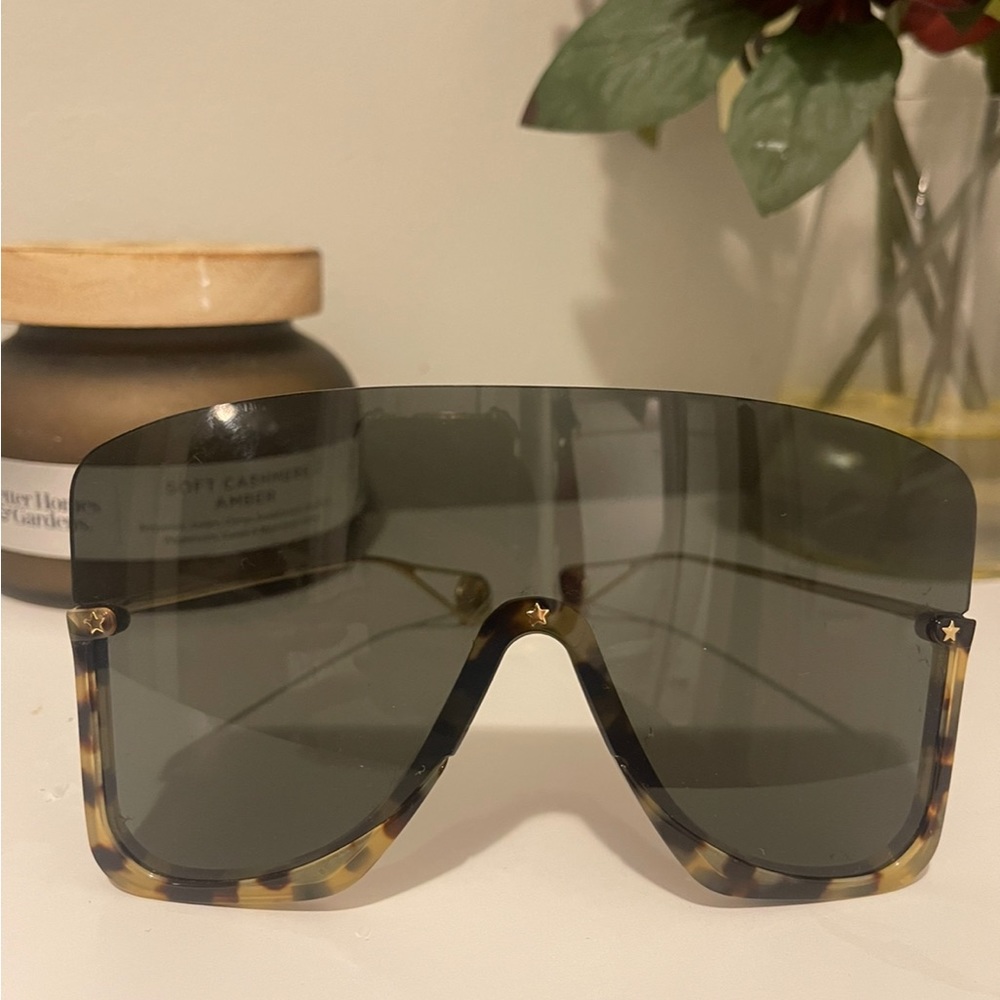 Gucci Oversized Havana Sunglasses